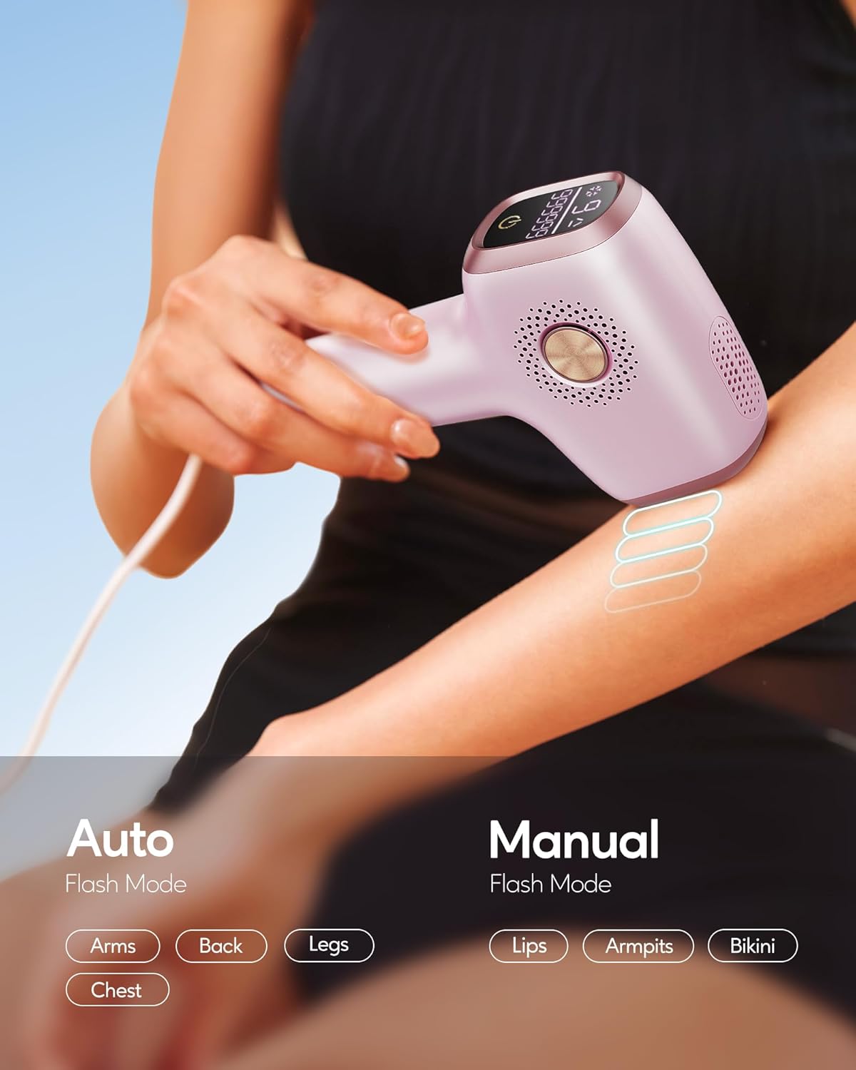 IPL Hair Removal with Ice Cooling Care Function for Women