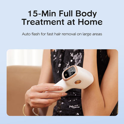 IPL Hair Removal Device for Armpits, Legs, Arms, Bikini Line & Corded